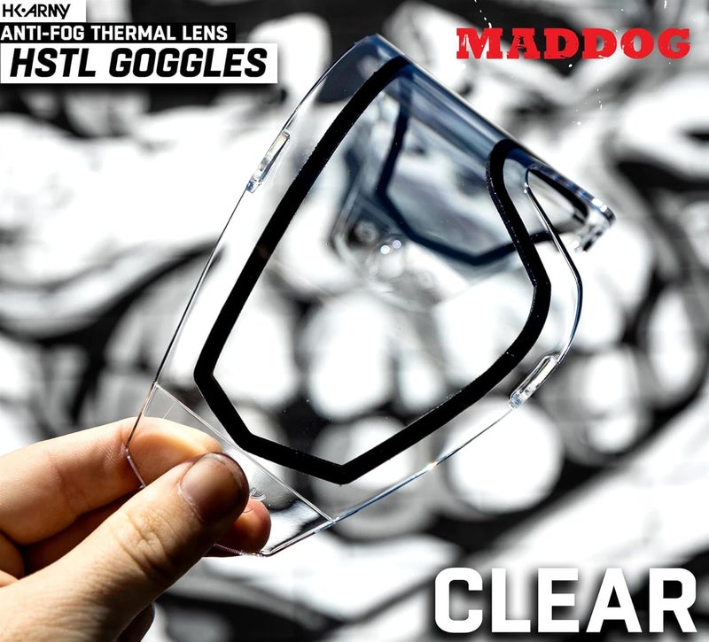 MAddog HK Army HSTL Paintball Airsoft Mask Goggle System | Replaceable Thermal Dual-Pane Anti Fog Lens | Adjustable Full-Face Safety Certified Protection - Image 4